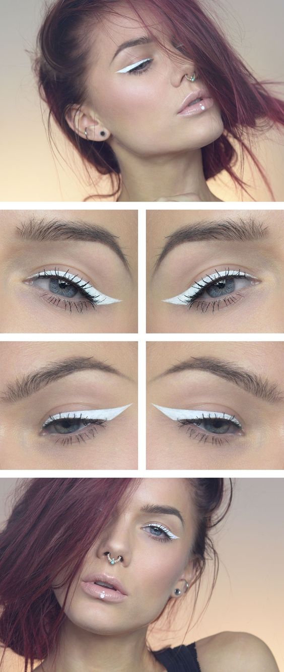 How to Pull Off White Makeup Accents How to Pull Off White Makeup Accents