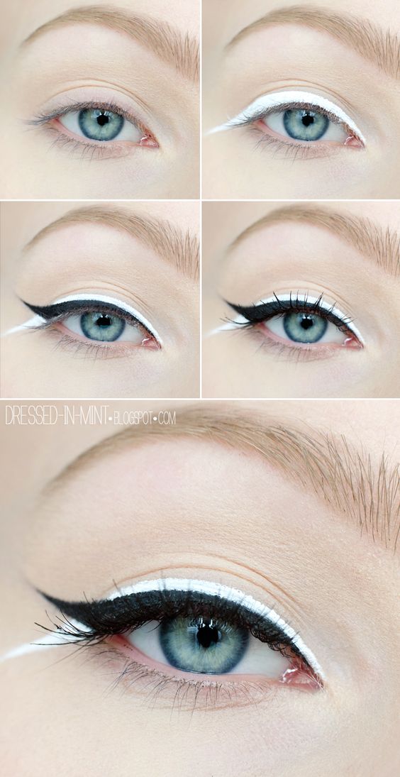How to Pull Off White Makeup Accents