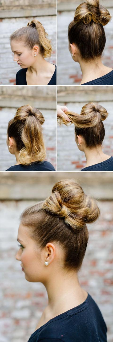 18 Pretty Simple Bun Hairstyles Tutorials for 2018