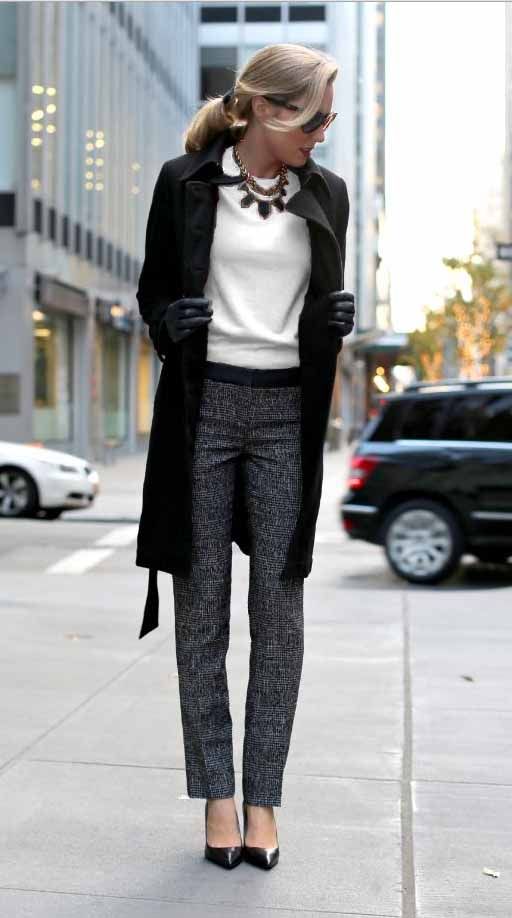 18 Stylish Office Outfit Ideas for Winter 2018