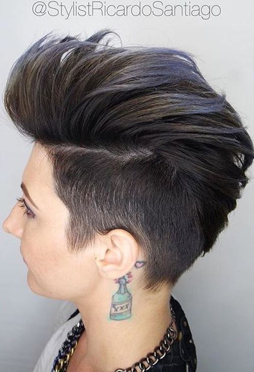 25 Trendy Faux Hawk Hairstyles for Women 