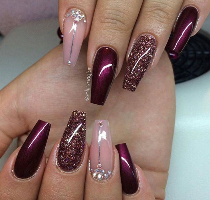 30 Amazing Burgundy Nail Designs For Women 2019 Pretty Designs