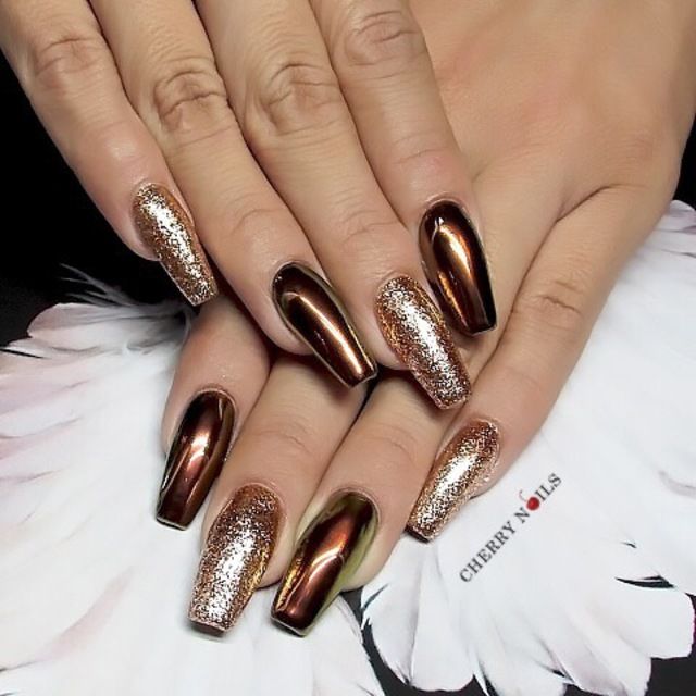 40 Best Metallic Nail Designs for 2018 - Nail Art Ideas