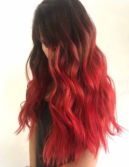 Hair Color Trends for 2018: Red Ombre Hairstyles Hair Color Trends for 2018: Red Ombre Hairstyles