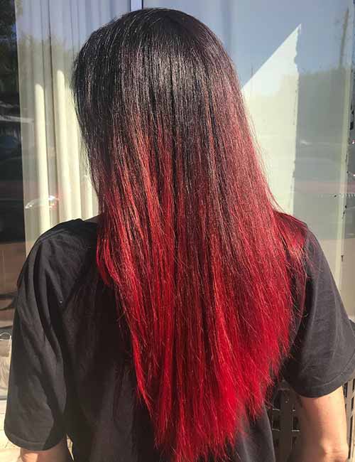 Hair Color Trends for 2021: Red Ombre Hairstyles - Pretty Designs