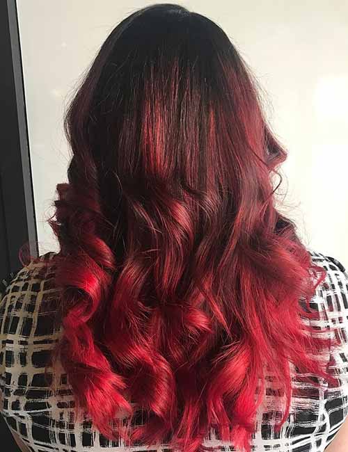 Hair Color Trends for 2018: Red Ombre Hairstyles Hair Color Trends for 2018: Red Ombre Hairstyles