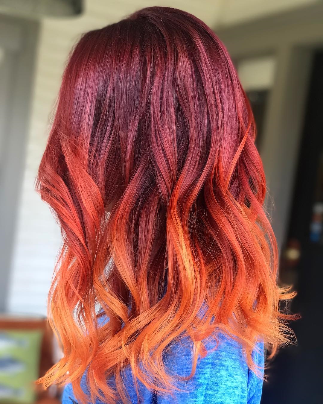 Hair Color Trends For 2018 Red Ombre Hairstyles Pretty Designs