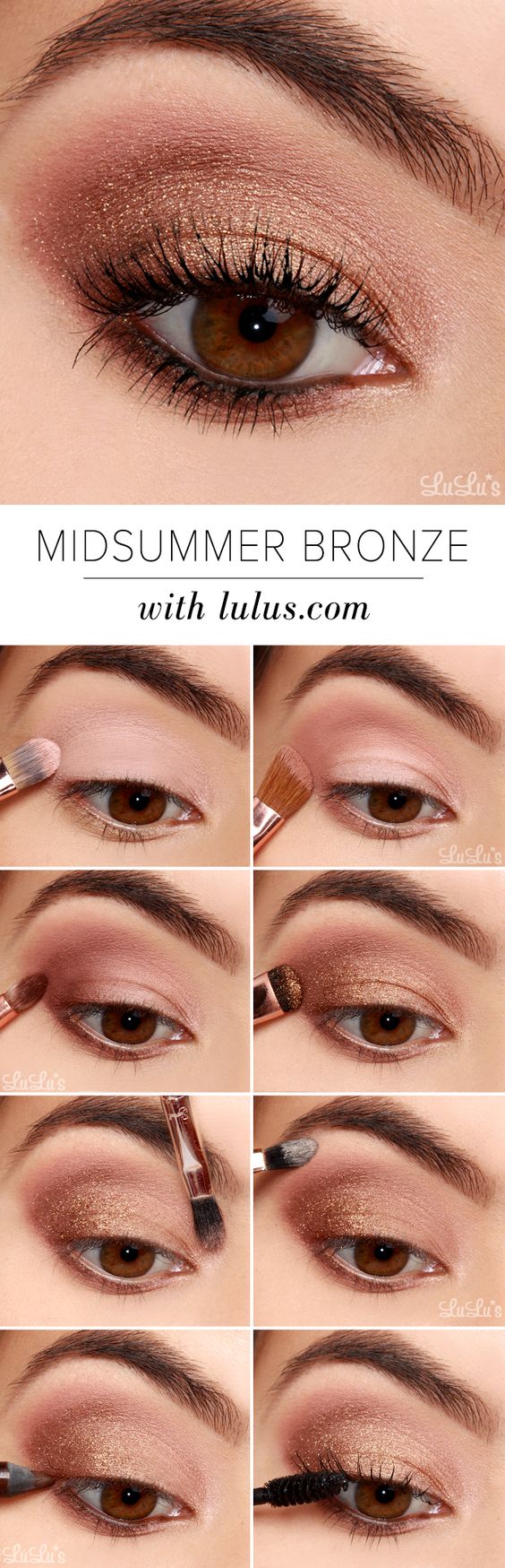 10 Super Easy Step by Step Eyeshadow Tutorials for Beginners