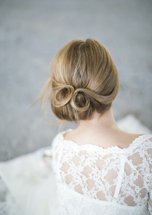 Back view of Wedding Updo