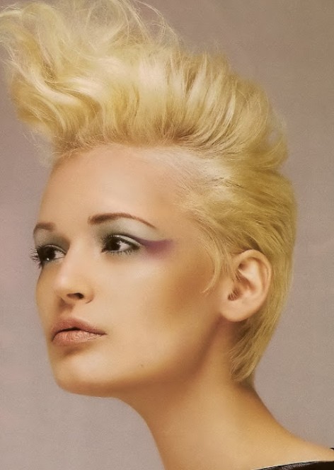 1970s punk inspired hairstyles and hair colors for today's women