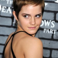 Sassy Cropped Pixie Cut with Bangs for Girls - Emma Watson Hairstyles