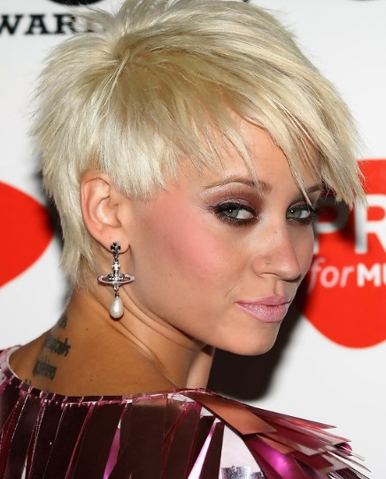 Kimberly Wyatt Spiked Haircut for Summer - Hot Short Hairstyles for Summer