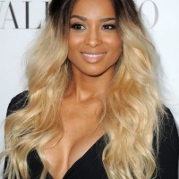 Long Curly Dark to Light Ombre Hair for Summer