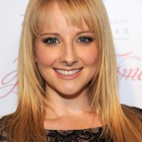 Long Straight Cut with Bangs for Thin Hair - Melissa Rauch Hairstyles