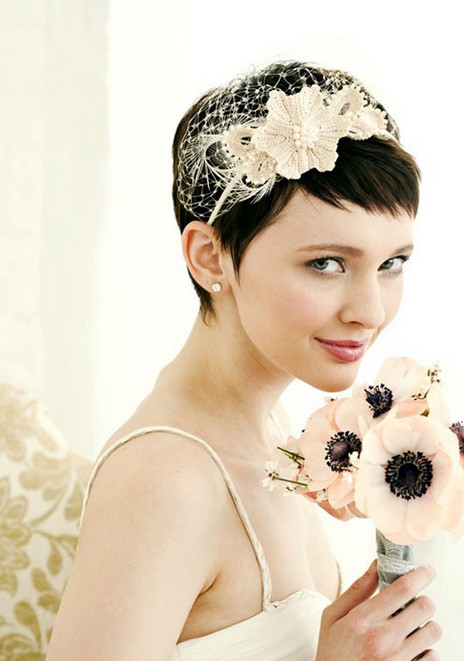 Short Pixie Cut for Wedding - Lovely Bridal Pixie Cut