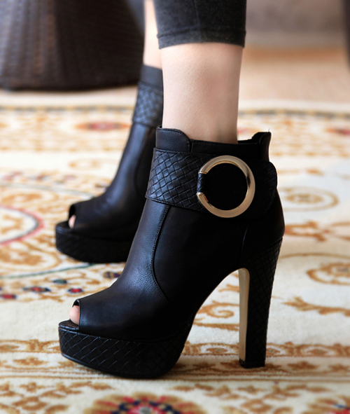Fish Head Style High Heels for Women