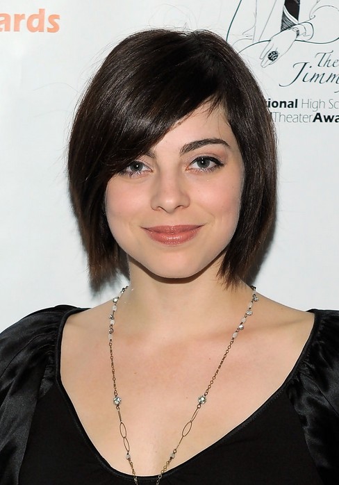 Black Short Hairstyles With Side Swept Bangs Hair Newbull