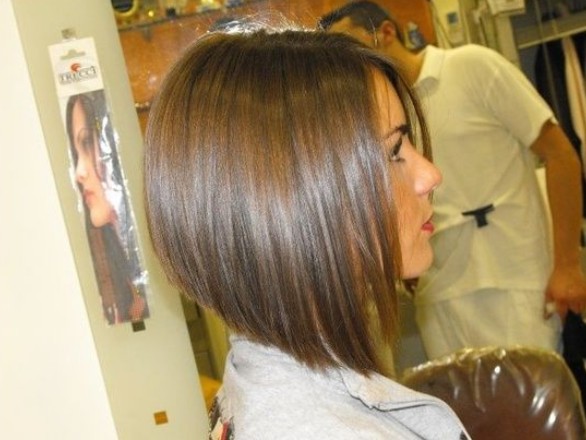 Long Graduated Bob - Side View of Graduated Bob Hairstyle