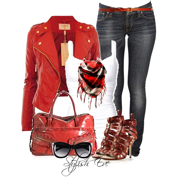 Red fashion cool