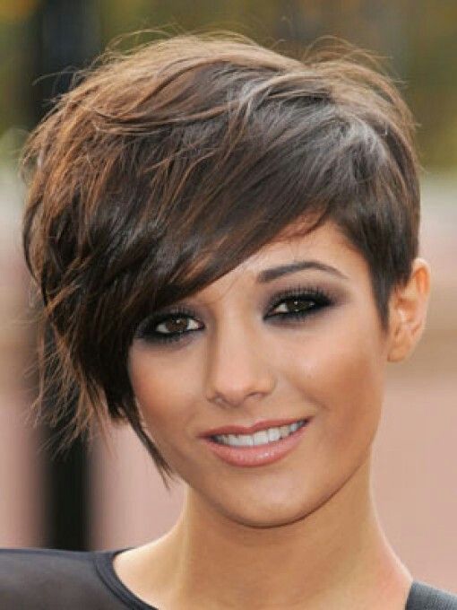 Wavy Short Hairstyle with Bangs
