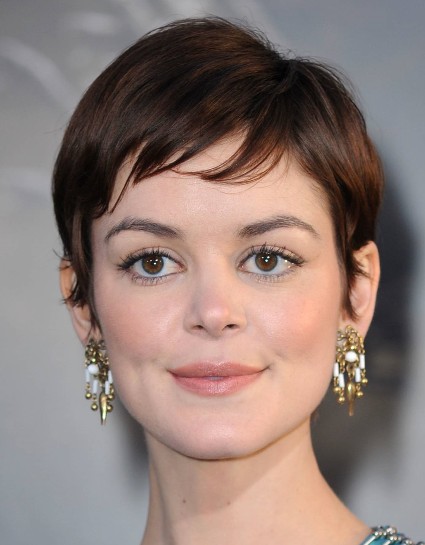 Short Pixie Cut with Choppy Bangs