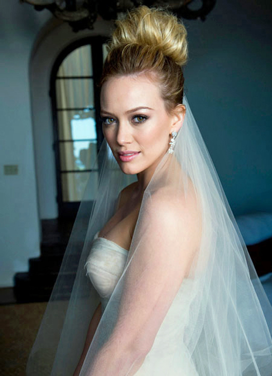 The Wedding Donut High Bun