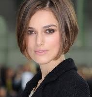 Keira Knightley: Medium-length Brown Inverted Bob