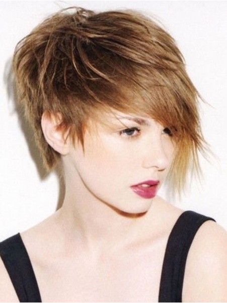 Brown Short Shag Hairstyles