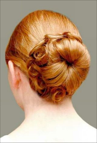 The Flowery Wedding Hairstyle Bun