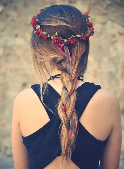 Braided Hairstyle with Belt