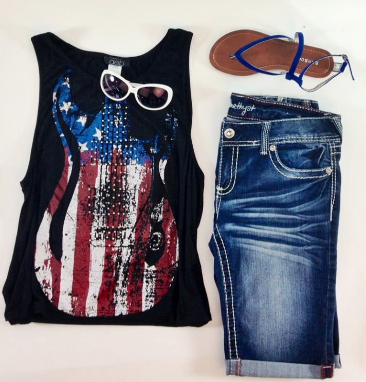 Fun & Interesting American Flag Print Clothing Styles - Pretty Designs