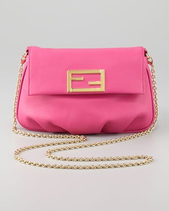 Fendi Fendista Pouchette Crossbody Bag, Fuchsia