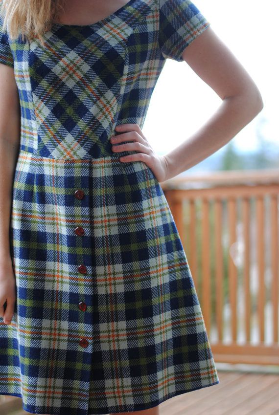 Flannel Plaid Dress