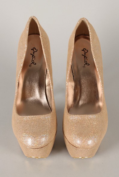 Front View of the Hologram Round Toe Platform