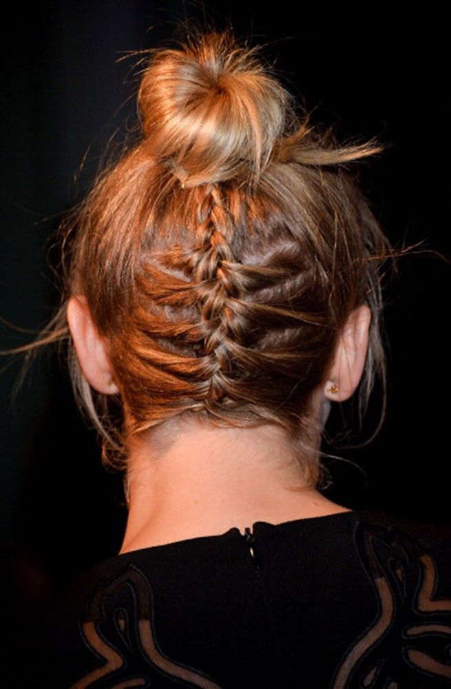 Julianne Hough Hairstyle - Braided bun