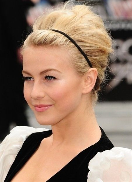 Julianne Hough Hairstyles - Formal Updo for Medium Hair