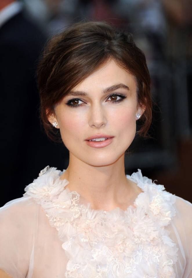 Keira Knightley Hair - Black Up-do Hairstyle