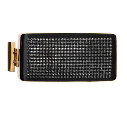 Lanvin Satin and Strass Clutch, $2,500