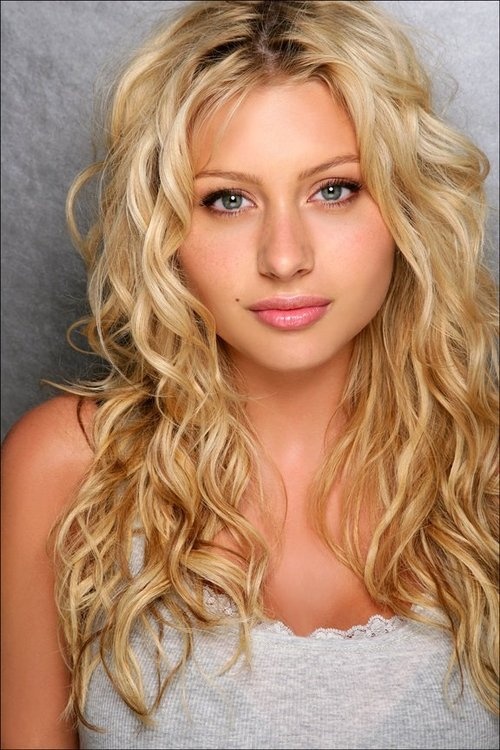 Long Blond Curly Hairstyle