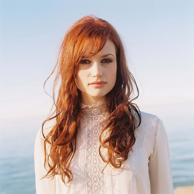 Long Red Hair with Bangs