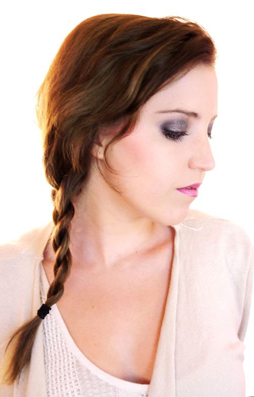 Loose Side Braided Hairstyle