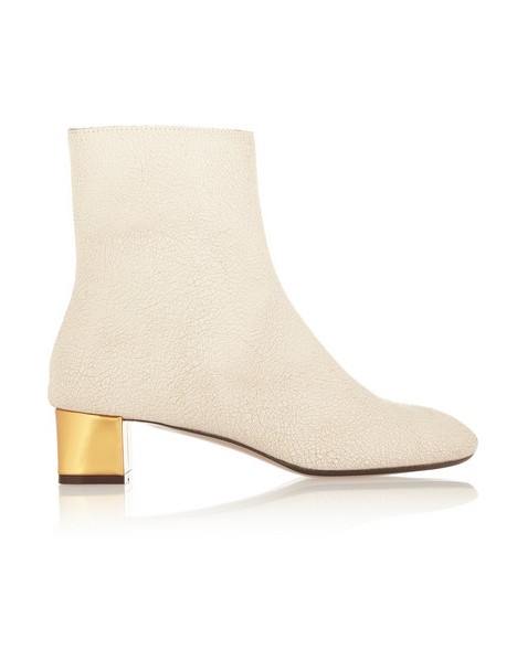 Marni Textured-leather ankle boots