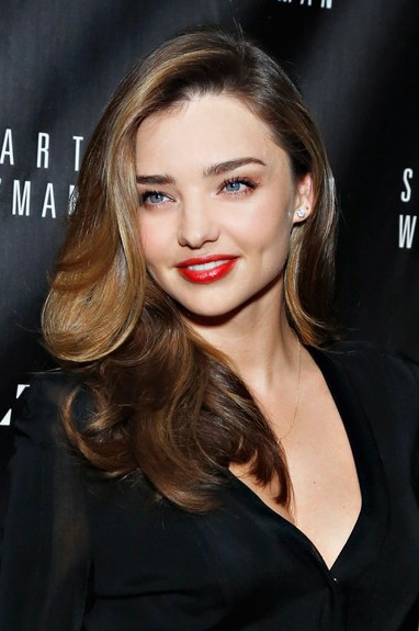 Miranda Kerr Long Wavy Cut