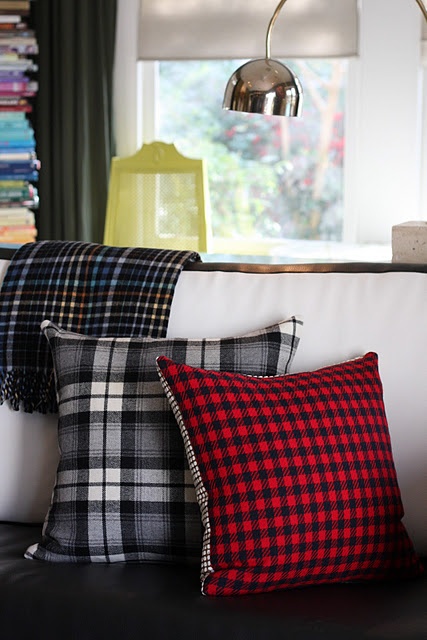 Mix Plaids for Pillows