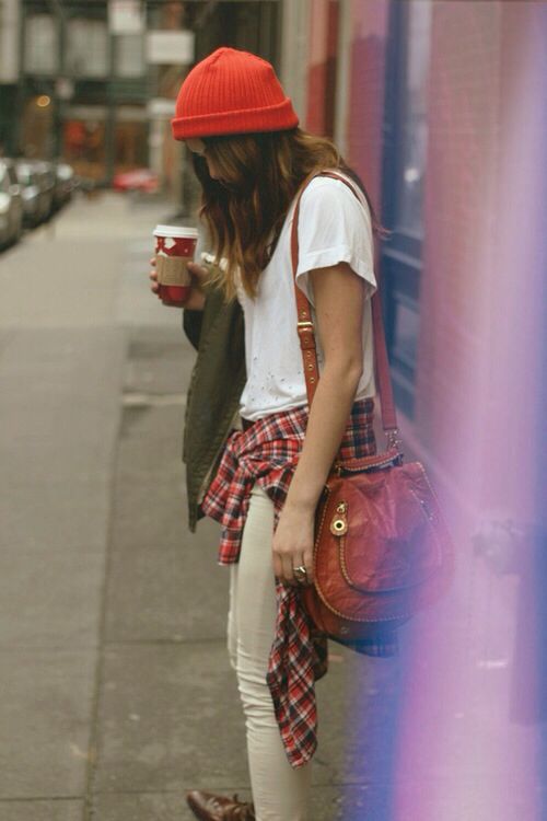 Plaid Shirt Street Style