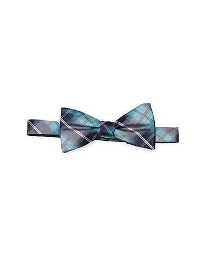 Plaid Silk Bowtie