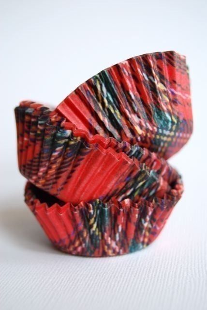 Plaid Cupcake Liners