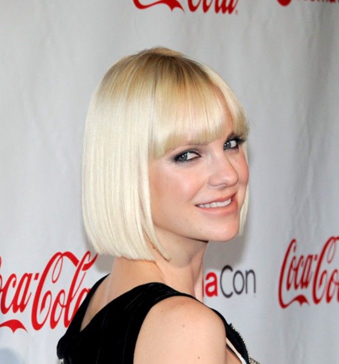 Sleek Bob Haircut With Bangs