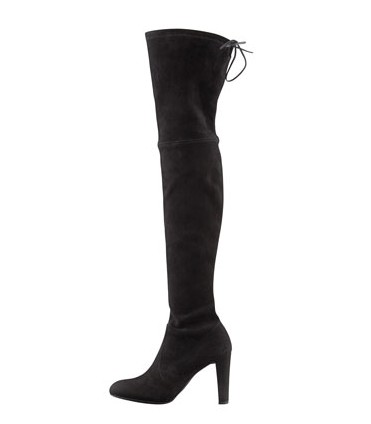 Stuart Weitzman Highland Stretchy Over-the-Knee Boot, black