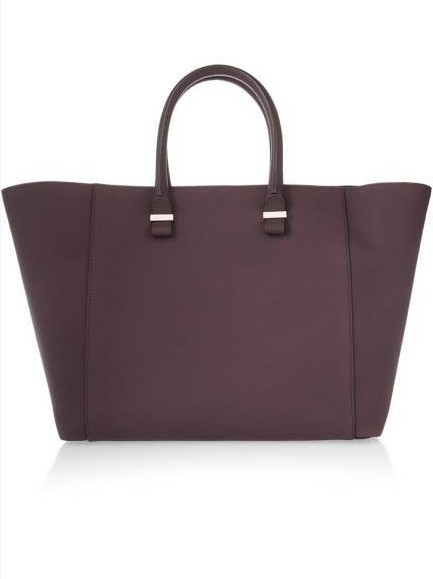 Victoria Beckham Liberty Matte-Leather Shopper, $1,350